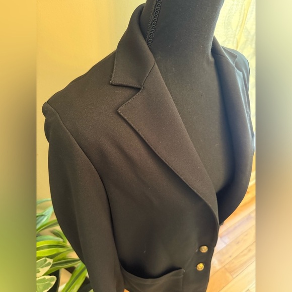 Vintage Givenchy Sport Black Jacket/Blazer Women’s Size 8 Gold Buttons READ - Picture 3 of 16